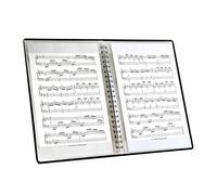 Pochette Partitions Musique | Classeur 40 Pochettes De Rangement | Affiche 80 Pages Porte-Partitions,pour Album Présentation Scrapbooking Documents Œuvres Papier Piano CV Cartes Dessin
