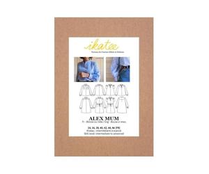 Pochette Patron de couture Femme ALEX MUM Blouse + Robe 34 au 46