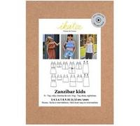Pochette patron de couture Zanzibar Kids top et robe 3-12 - Model FR 3-12 ans G