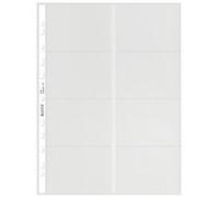 Pochette perforée pour 16 cartes de visite, format A4