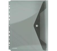 Pochette plastique A4 avec picots et europerforation DONAU smoke