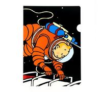 Pochette plastique A4 Les Aventures de Tintin sur la lune (15124)