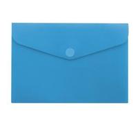 Pochette polypro à scratch 24x33,5cm BLEUE G