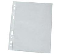 Q-Connect 19390 Pochette Polypropylène Eco Perforée Grainé Antistatique A4 6/100e Lot de 100 210x297mm Assorties