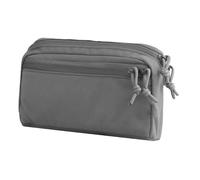 Pochette Polyvalente pour Ordinateur Portable, Sac D'administration Extérieur, Gilet Tactique de Poitrine, Gilet de Transport De Plaques, Rangement Molle, Poche À Outils(Gray)