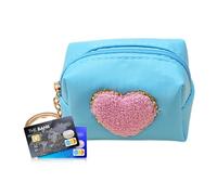Pochette porte-monnaie, porte-monnaie pour femme - Doté d'un motif de broderie unique, porte-clés mignon pour pochette de pièces de monnaie,Porte-monnaie étanche polyvalent pour femmes, filles, clés d