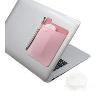 Pochette Portefeuille autocollante, Pochette arrière adhésive Externe for Ordinateur Portable, Housse de Transport for Disque Dur numérique, Rangement, for Sac pour Souris(Pink)