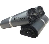 Pochette postale - NOVAGO - 28x40 cm - Polyéthylène - Auto-adhésif - Opaque gris/noir