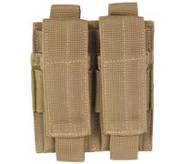 Pochette pour 2 petits chargeurs Mil-Tec - Coyote