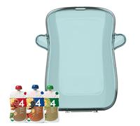 Pochette pour bébé facile à prendre en main, pochette alimentaire anti-compression, réutilisable et pratique, support antidérapant pour aliments pour bébé, repas sûrs et, portable et idéal pour