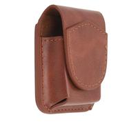 Pochette pour Briquet en Cuir PU Faite à la Main avec Boucle Magnétique, étui de Protection pour Ceinture, étui de Rangement Portable pour Briquet avec Texture Claire, Design