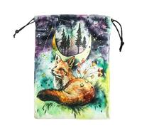 Pochette pour cartes de tarot - 13 x 18 cm - Pochette à bijoux en velours avec cordon de serrage | Porte-cartes de tarot pour fournitures de divination, Oracle Decks, runes, dés | Solution de