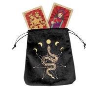 Pochette pour cartes de tarot | Fait à la main - Pochette délicate en