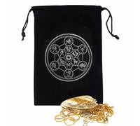 Pochette pour cartes de tarot - Sac de rangement pour cartes de tarot mystérieux, pochette avec cordon de serrage pour cartes à jouer Rider Waite Deck Oracle Cards, Section D, Refer to description