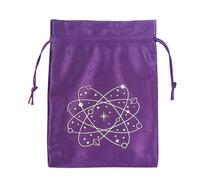 Pochette pour cartes de tarot, sac en velours avec cordon de serrage, 13 x 18 cm, rangement de bijoux, support de dés, design polyvalent, idéal pour les lectures de tarot, les cartes Oracle, les runes