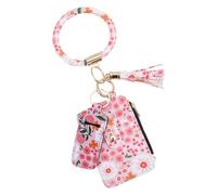 Pochette pour cartes florales, petits portefeuilles floraux | Portefeuille floral pour femmes,Étui à cartes mince mignon de voyage polyvalent, petit portefeuille de cartes mignon Portable, portefeuill