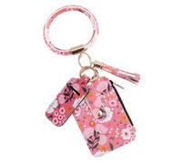 Pochette pour cartes florales, petits portefeuilles floraux | Portefeuille floral pour femmes - Étui à cartes mince et mignon de voyage, petit portefeuille à cartes mignon, portefeuille Portable à fle