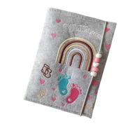 Pochette pour certificat de maternité allemand - Porte-photo pour carte d'hôpital - En feutre épais