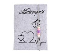 Pochette pour certificat de maternité allemand - Porte-photo pour carte d'hôpital - En feutre épais