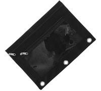 Pochette pour Classeur à 3 Anneaux B5 en Tissu Oxford Noir