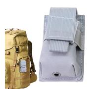 Pochette pour de - Étui Tactique pour de LED, Nylon Robuste, Clip de Ceinture pour étui de de | Accès sécurisé par Le Haut avec Sangles élastiques réglables p