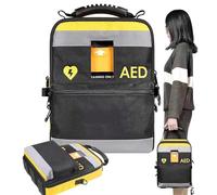 Pochette Pour Défibrillateur Portable, Sac De Rangement Pour DAE, Avec Bretelles Réglables, Fermeture Éclair Double Sens, Bandes Réfléchissantes Voyantes, Conception À Deux Couches, Pour La Maison