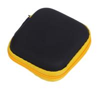 Pochette pour Écouteurs Eva, Boîte Carrée Jaune, Voyage Quotidien | Rangement Compact, Construction Solide, Protection Étanche, Compatible Mp3 et Clés, Design Coloré Couleur Aléatoire