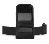 Pochette pour écouteurs Geekria avec boucle de ceinture compatible avec SHOKZ OpenFit 2+/Air, OpenDots ONE, sac de voyage de protection avec support à clip pour sangle de sac, étanche, portable (Noir)