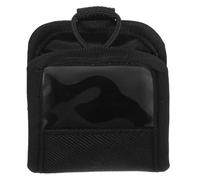 Pochette pour Émetteur sans Fil Noire en Tissu Oxford avec Fenêtre