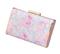 Pochette pour femme - Sac à main pour soirée arc-en-ciel - Sac à main pour femme - Pour fête de mariage - Sac à main à bandoulière - Chaîne d'épaule, a, One Size