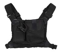 Pochette pour harnais thoracique, Pack harnais thoracique, Radio bidirectionnelle Poche poitrine Pack Sac à dos Accessoire radio Porte-pochette Étui de transport pour Radio bidirectionnelle Talkie-wal
