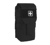 Pochette pour Micro-Pochette pour Traumatismes, Trousse MéDicale Tactique IFAK, Pochette Médicale Molle à Déploiement Rapide(Black)