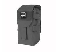 Pochette pour Micro-Pochette pour Traumatismes, Trousse MéDicale Tactique IFAK, Pochette Médicale Molle à Déploiement Rapide(Gray)