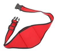 Pochette pour Microphone de Fitness, Ceinture Réglable Rouge en Polyester | Scène et Danse, Lavable, Robuste, Maintien Sûr des Appareils Portables, pour Juges et Acteurs