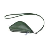 Pochette pour Monnaie à col Galet et Longue Sangle, Green | Ouverture à fermeture éclair unique, rangement compact pour les essentiels pour les sorties quotidiennes