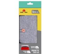 Freaks & Geeks Pochette pour Nintendo Switch Lite Gris clair et rouge
