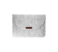 Avizar Pochette pour Ordinateur Portable 13'' Feutrine Intérieur Soft Touch Gris
