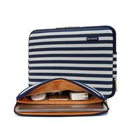 Pochette pour ordinateur portable, pochette d'ordinateur pour Macbook Air Pro 15.4 sacoche pochette étui pour ordinateur portable pour Dell HP Xiaomi - For 17 Pouces - Rayure blanche bleue Bleu