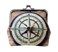 Pochette pour pièces de monnaie motif bateau à voile maritime pour femmes, mini portefeuille pour cartes et rouge à lèvres, sac à main compact doux