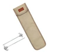 Pochette pour piquets de camping - Sac de rangement robuste, tissu Oxford 900D imperméable avec fermeture éclair, rangement portable pour piquets de tente pour clous, épingles et petits outils, access