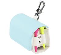 Pochette pour sac de balles de golf, porte-tees à blocs de couleurs, suspensions métalliques magnétiques