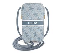 Pochette pour Smartphone 6.1 pouces à Cordon Modèle 4G Stripe Bleu