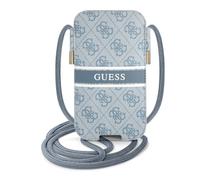 Guess GUPHM4GDBL Housse Crossbody 4G Stripe - Bleu