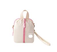 Pochette pour Tampons Sac de Rangement for Serviettes hygiéniques Macaron, Petit Sac Portable for cosmétiques Voyage, menstruel for étudiant(Beige)