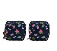 Pochette pour Tampons Sac de Rangement Portable Multifonction for Serviettes hygiéniques, 2 pièces, Pochette for Tampon, Sacs à cosmétiques, Organisateur Maquillage, for d'hygiène for Filles(Color5)