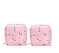 Pochette pour Tampons Sac de Rangement Portable Multifonction for Serviettes hygiéniques, 2 pièces, Pochette for Tampon, Sacs à cosmétiques, Organisateur Maquillage, for d'hygiène for Filles(Color2)