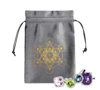 Pochette pour Tarot Souple Petite Transportable à Fermeture par Cordon