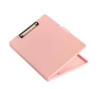 pochette Presse-papiers Avec Rangement, Porte-stylo Et Chemise Format A4, Plastique Robuste, Ouverture Latérale, For Infirmières, Enseignants Et Étudiants boite archive(Roze)