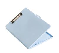 pochette Presse-papiers Avec Rangement, Porte-stylo Et Chemise Format A4, Plastique Robuste, Ouverture Latérale, For Infirmières, Enseignants Et Étudiants boite archive(Blauw)