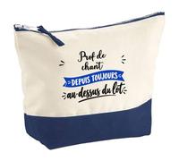 Pochette Prof de Chant Depuis Toujours au Dessus du Lot - Pouch - Idée Pochette Rangement Cadeau Anniversaire Fête Original Famille Travail Départ Collègue Retraite Noël.